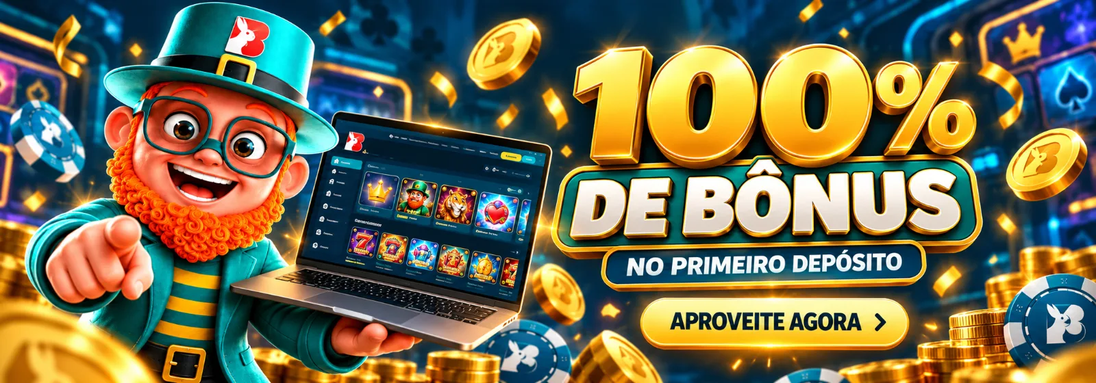 100% de bônus no primeiro depósito